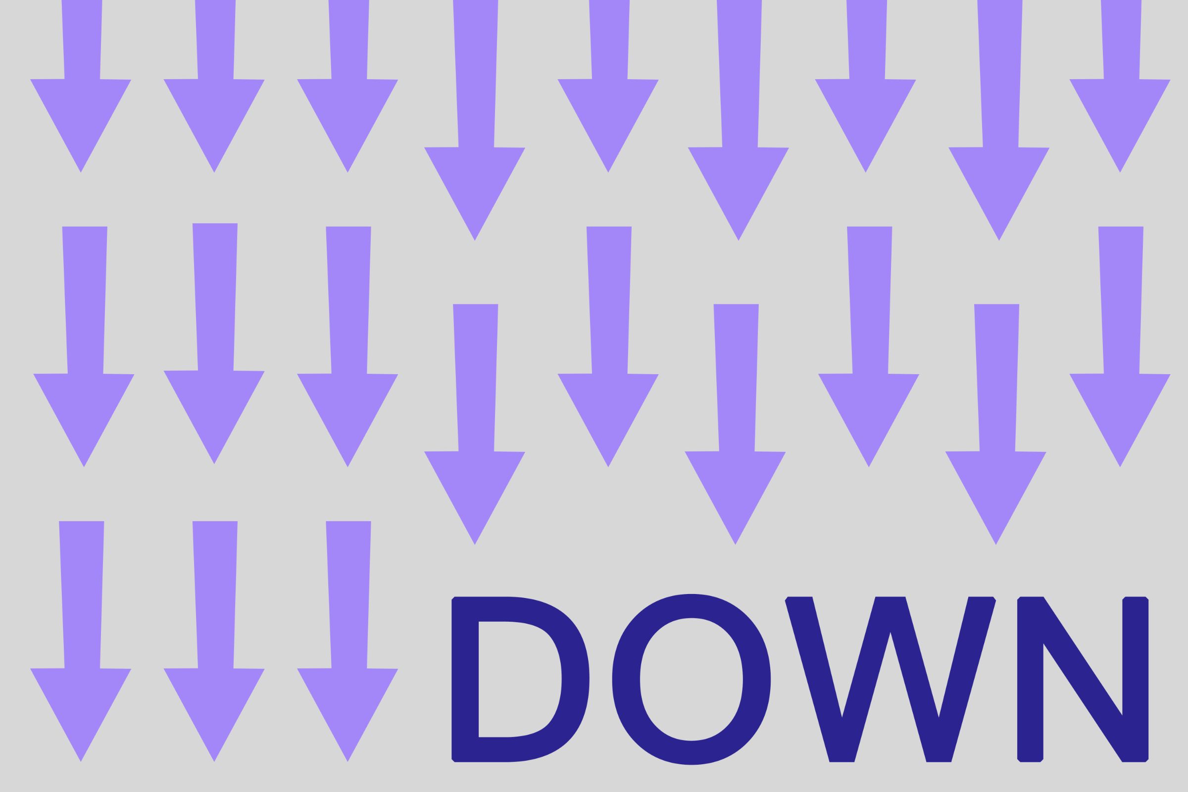 down