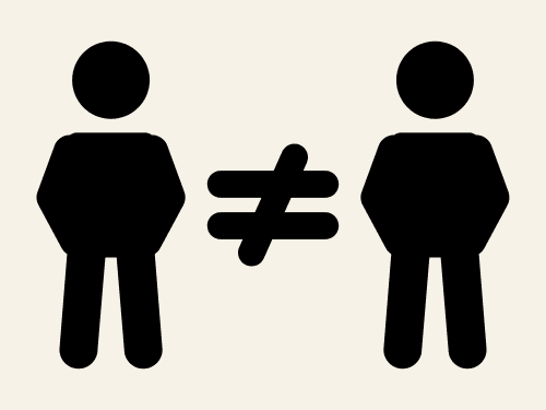 人と人は違う