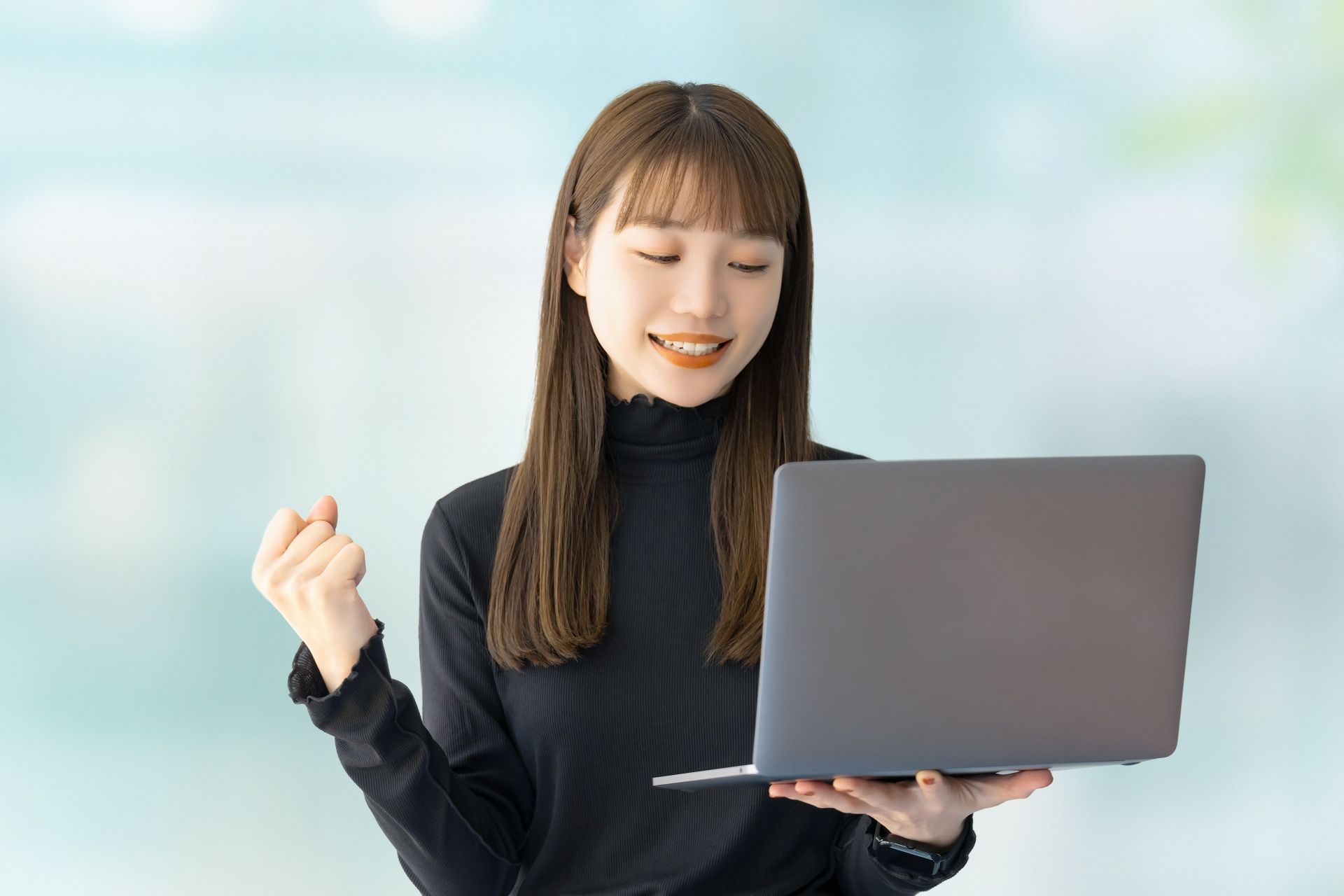 転職に成功した女性