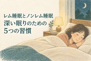 レム睡眠とノンレム睡眠の基礎知識！理想的な深い睡眠を得る5つの方法