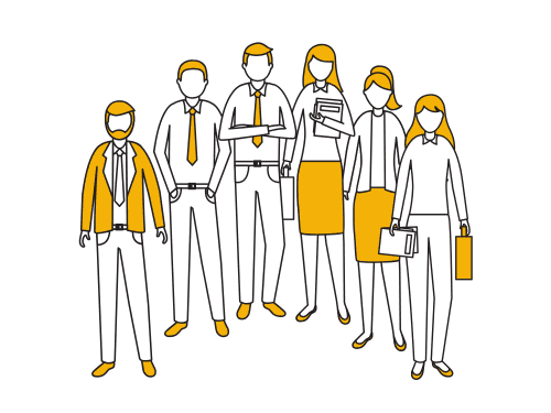 趣味がない人たちのイラスト